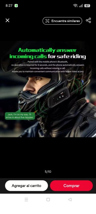 Intercomunicadores Ejeas V6pro+ a Estrenar