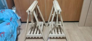 Caballetes de madera