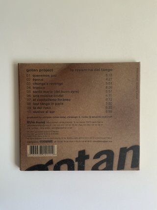 Gotan Project CD Electrónica & Tango