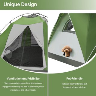 NUEVO - Tienda de campaña 2-3 personas verde