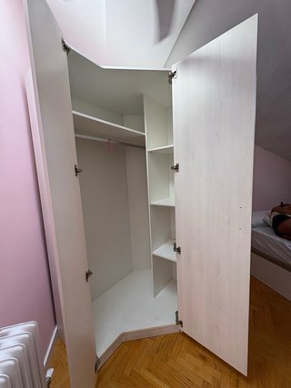 Armario Esquinero Habitación Madera