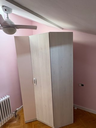 Armario Esquinero Habitación Madera