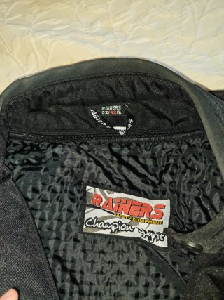 Chaqueta moto Rainers negra
