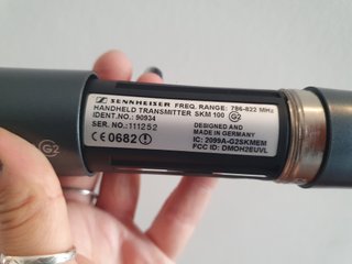 Sennheiser SKM 100 G2 Radiomicrofono Condensatore