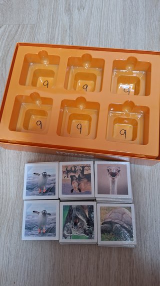 Juego de memoria Memo photo animals Diset