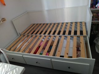 Diván Cama Ikea Madera Blanca