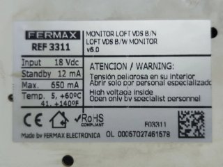Telefonillos Fermax 3311 Blancos (2 Unidades)