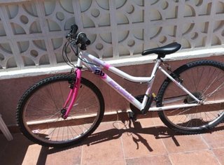 Bicicleta Blanca 26 Niña/Mujer
