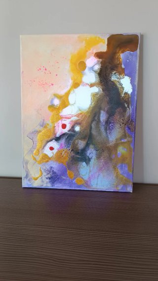 Pintura abstracta moderna. 30*40