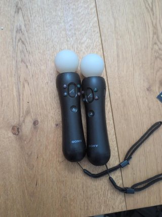 2 Mandos Playstation Move Sony Negros