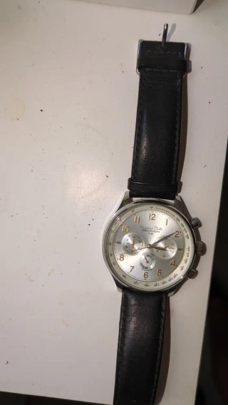 Reloj Massimo Dutti Cronógrafo Plata Negro
