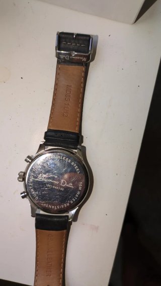 Reloj Massimo Dutti Cronógrafo Plata Negro