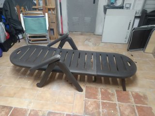 Tumbona plegable para jardín