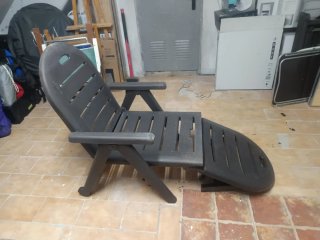 Tumbona plegable para jardín