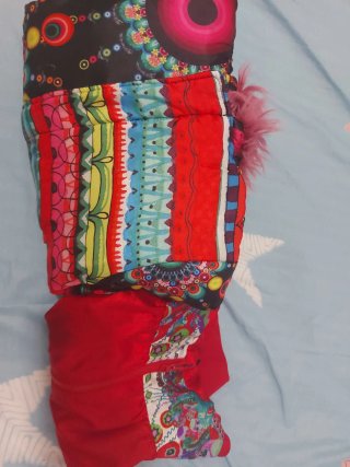 Lote Chaqueta Desigual multicolor y roja