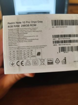 Xiaomi Redmi Note 10 Pro Negro