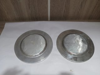 2 Platos Decorativos Vintage Metal 640513971