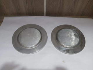 2 Platos Decorativos Vintage Metal 640513971
