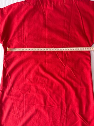 Túnica Egipcia Bordada Roja y Dorada
