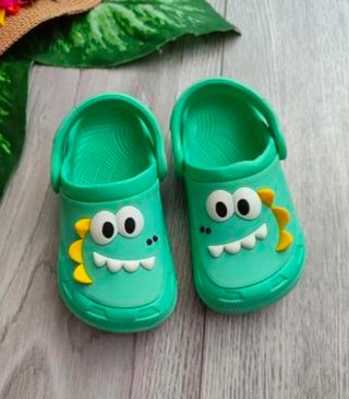 Zuecos/Chancletas niño dinosaurio estilo Crocs 26
