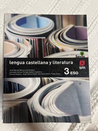 Lengua castellana y literatura, 3 ESO