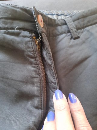 Bermuda uomo cotone grigio taglia 38