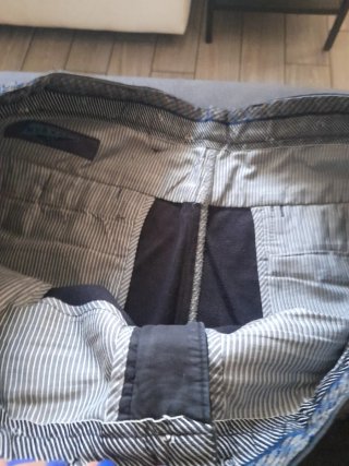 Bermuda uomo cotone grigio taglia 38
