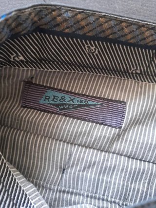Bermuda uomo cotone grigio taglia 38