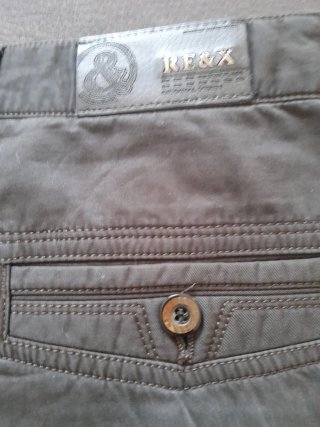 Bermuda uomo cotone grigio taglia 38