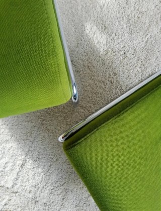 Butaca Cantilever Space Age Verde | Vintage 70s