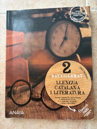 Llengua catalana i Literatura, 2 Batxillerat, I...