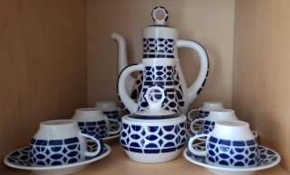 Juego de café Sargadelos 6 tazas