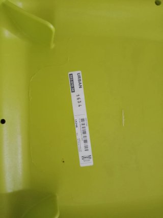 Silla alta verde para niños