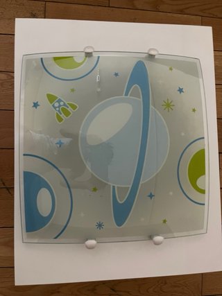 Lámpara de techo infantil blanca