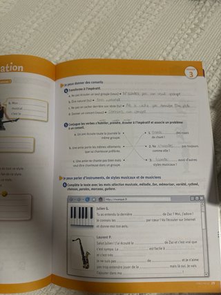Promenade, français A2, 3 Secundaria Cahier d'a...