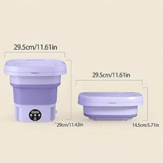 Mini lavadora portátil plegable 8L
