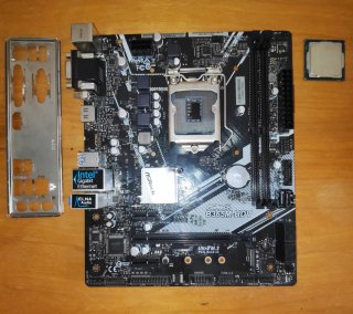 PLACA BASE ASRock B365M-HDV + I3 9100.