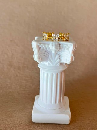 Anillo Dorado Mariposas