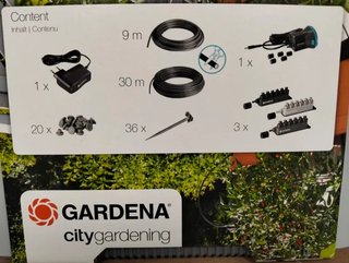 Riego automático GARDENA 36 macetas kit completo