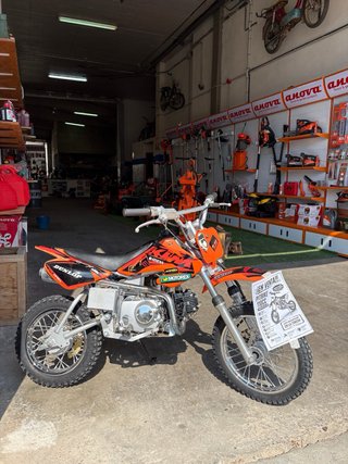 Moto Minicross KTM Replica Naranja/Negra
