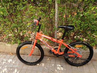 Bicicleta infantil Atractor 20" Naranja