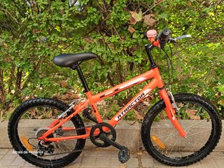 Bicicleta infantil Atractor 20" Naranja