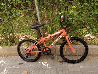 Bicicleta infantil Atractor 20" Naranja