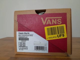 Vans Slip-On Checkerboard Beige/Blanco Talla 36