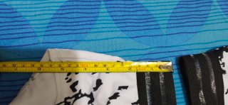 Bikini Talla Grande 4XL Negro y Blanco NUEVO