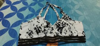 Bikini Talla Grande 4XL Negro y Blanco NUEVO