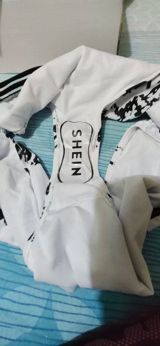 Bikini Talla Grande 4XL Negro y Blanco NUEVO
