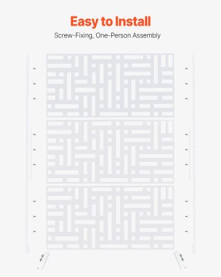 Pannelli per Privacy in Metallo 120x50,8x193 cm