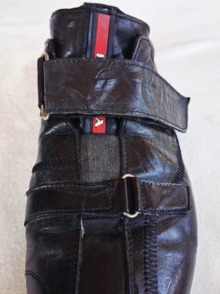 Sneakers Prada Pelle Nera Uomo
