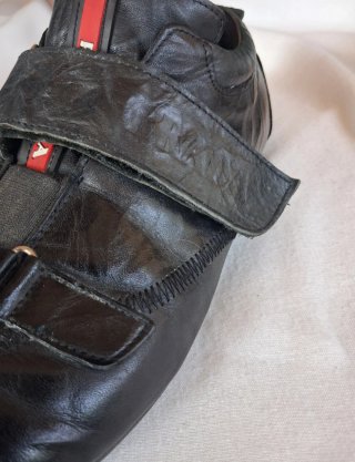 Sneakers Prada Pelle Nera Uomo